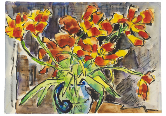 Karl Schmidt-Rottluff - Blumenstillleben