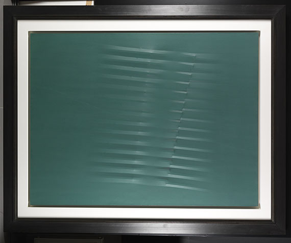 Agostino Bonalumi - Verde - Image du cadre