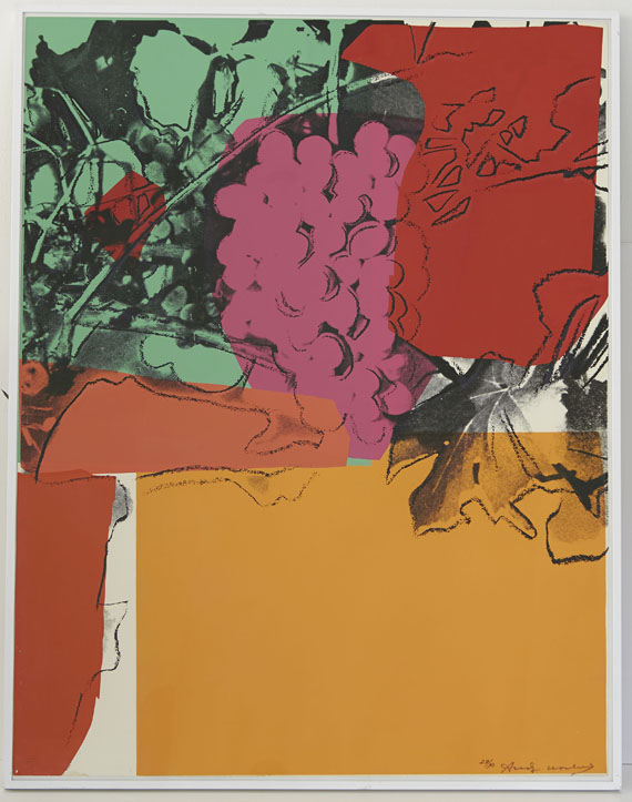 Andy Warhol - Aus: Grapes - Image du cadre