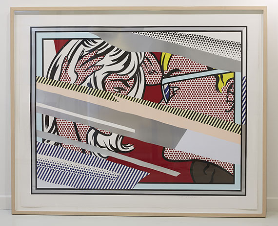 Roy Lichtenstein - Reflections on Conversation - Image du cadre