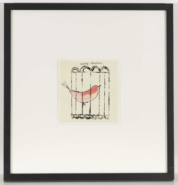 Andy Warhol - Merry Christmas Bird - Image du cadre