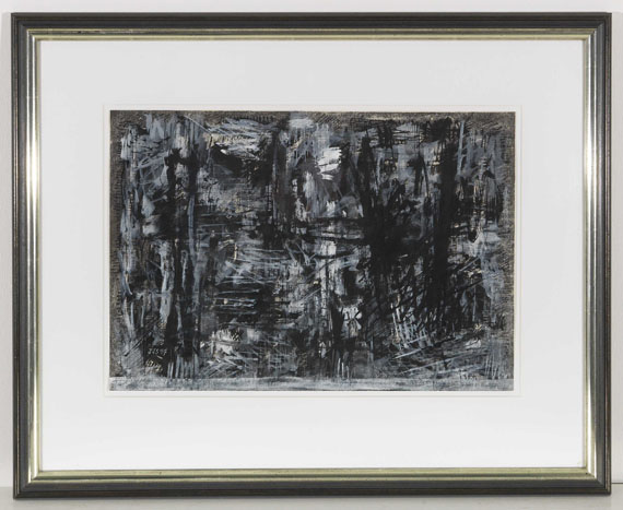 Jan Schoonhoven - Abstrakt Composition - Image du cadre