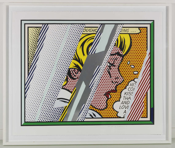 Roy Lichtenstein - Reflections on Girl - Image du cadre