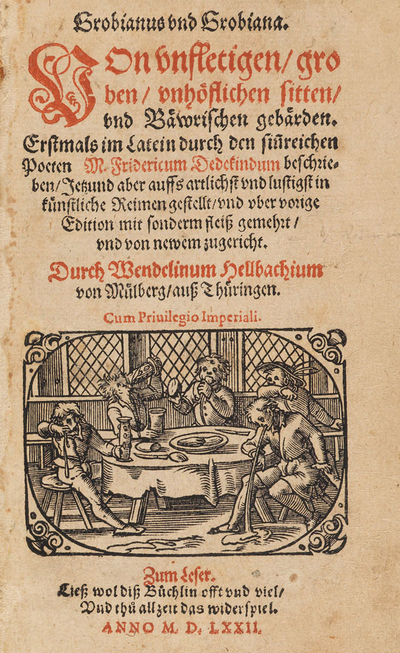 Friedrich Dedekind - Grobianus und Grobiana - Autre image