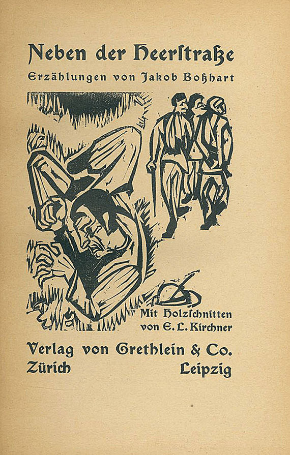 Ernst Ludwig Kirchner - Bosshart. Neben der Heerstraße