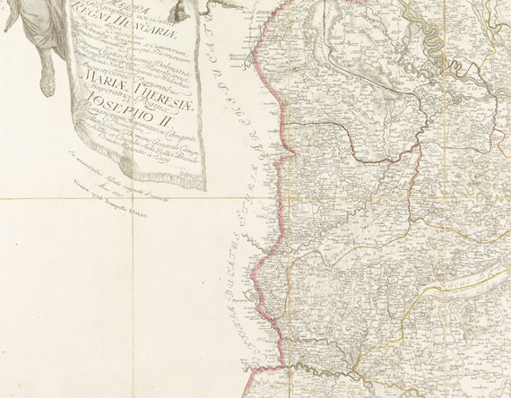  Ungarn - Mappa ... Regni Hungariae (I. Müller / Mollo), Ausg. 1807. Gefaltet in Schuber. - Autre image