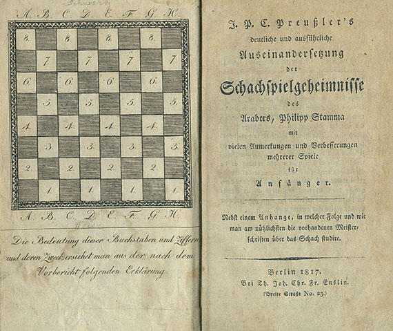 Sport - Spiele - Schach. 2 Werke