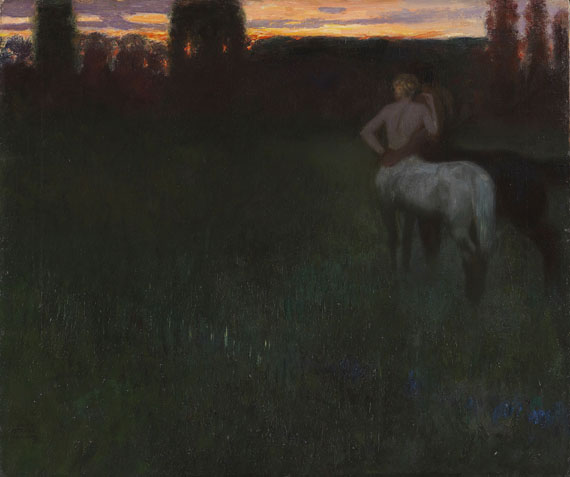 Franz von Stuck - Sonnenuntergang