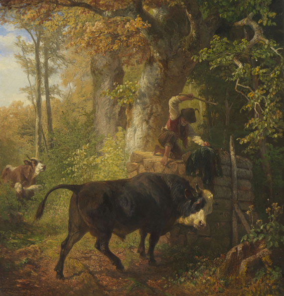 Friedrich Voltz - Der wildgewordene Stier