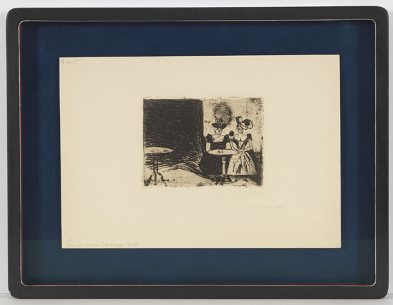 Edvard Munch - Nachtcafé - Image du cadre