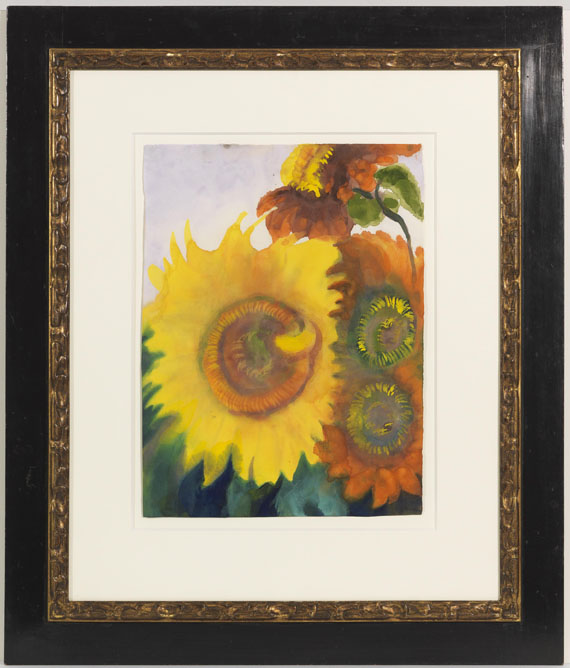 Emil Nolde - Sonnenblumen - Image du cadre