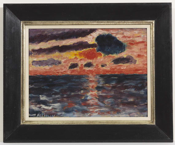 Alexej von Jawlensky - Sonnenuntergang, Borkum - Image du cadre