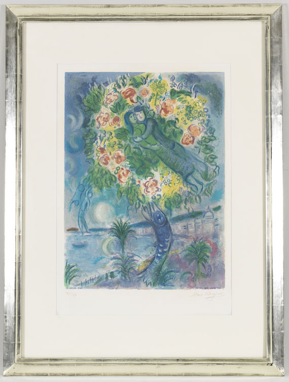 Marc Chagall - Couple et Poisson - Image du cadre