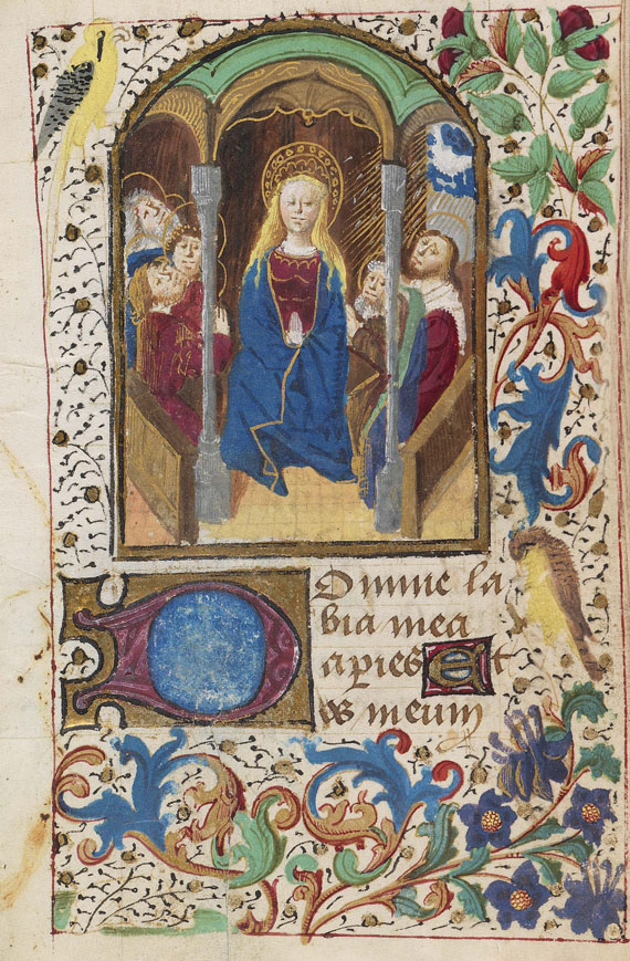   - Manuskripte, Stundenbuch auf Pergament. Um 1470 (unvollständig) - Autre image