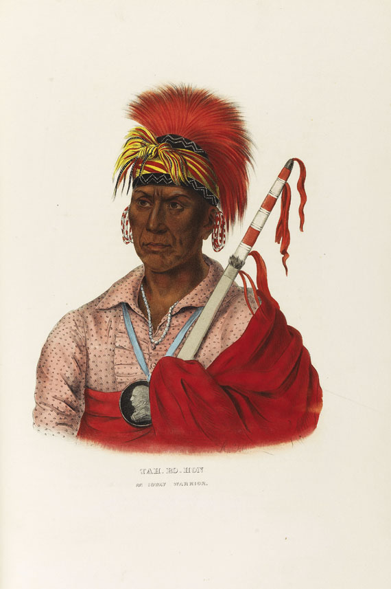 Thomas Loraine McKenney - History of the Indian Tribes of North America. 2 Text- und 2 Tafelbde., zus. 4 Bde. - Autre image