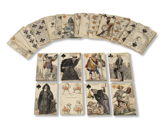  Spiele - Cartes à rire (französ. Spielkarten-Set).