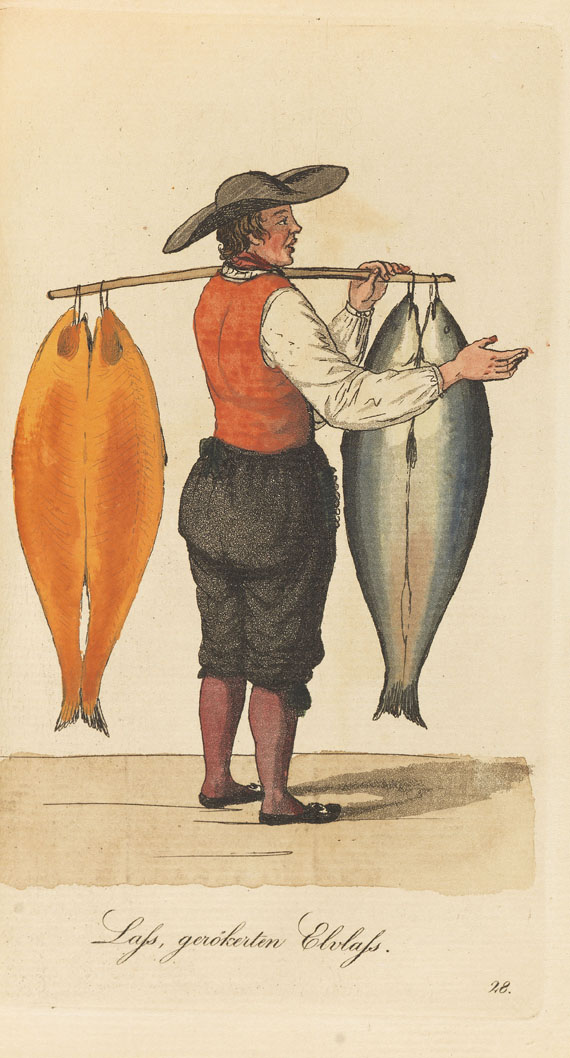 Christoffer Suhr - Der Ausruf in Hamburg. 1808. - Autre image