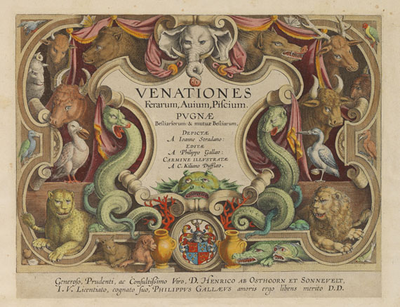 Jan van der Straet - Venationes Ferarum, Avium, Piscium. 2 Bde - Autre image
