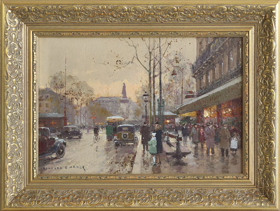 Edouard Léon Cortès - Paris - Place de la République - Image du cadre