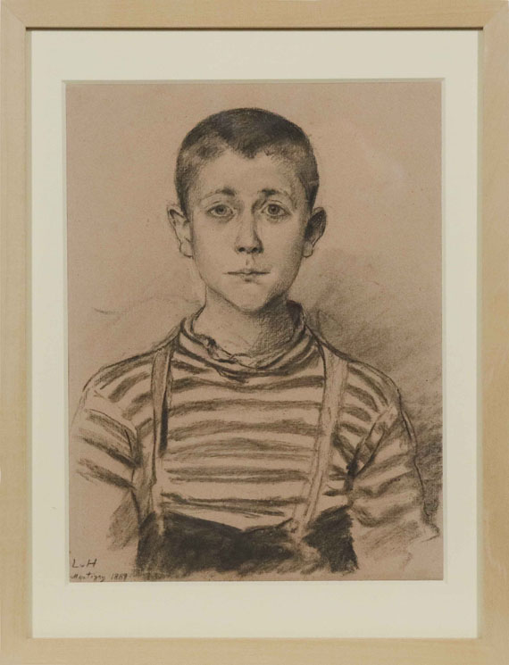 Ludwig von Hofmann - Französischer Junge - Image du cadre