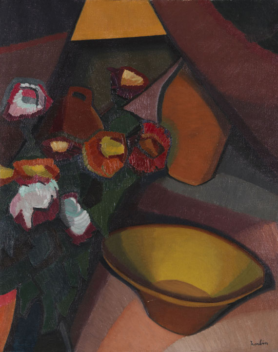 Auguste Herbin - Nature morte à la cuvette