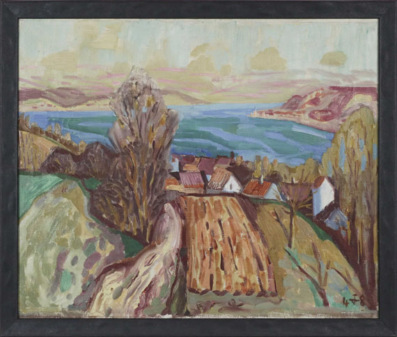 Otto Dix - Bodenseelandschaft - Image du cadre