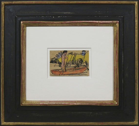 Ernst Ludwig Kirchner - Rudernder Akt - Image du cadre