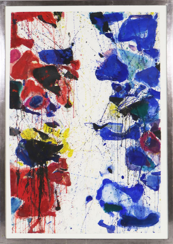 Sam Francis - White line (SF59-283) - Image du cadre