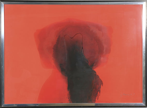 Otto Piene - Feuergouache - Image du cadre