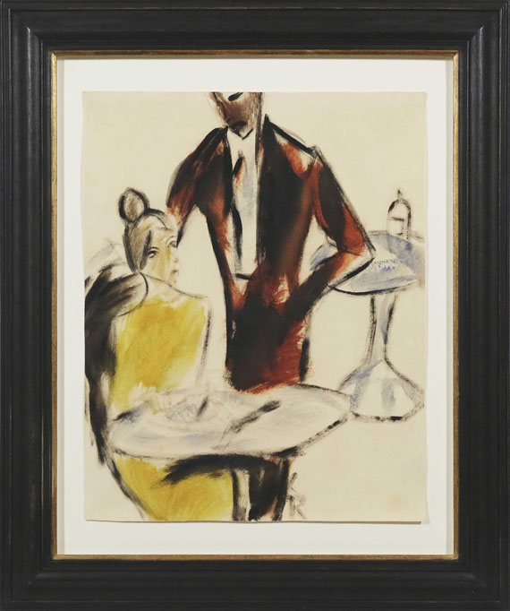 Christian Rohlfs - Paar (Szene im Café) - Image du cadre