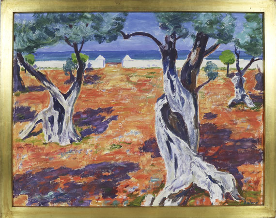 Arnold Balwé - Ölbäume auf Ibiza - Image du cadre