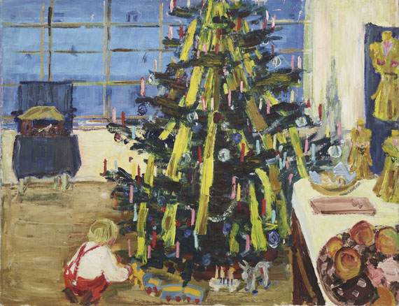 Arnold Balwé - Weihnachten im Atelier - Image du cadre