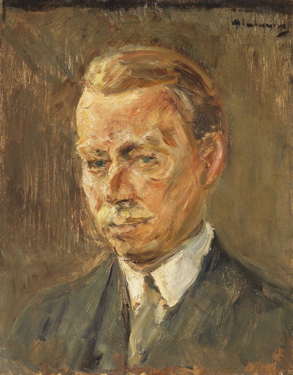 Max Liebermann - Bildnis Erich Hancke - Kopfstudie