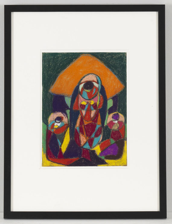 Adolf Hölzel - Ohne Titel - Image du cadre