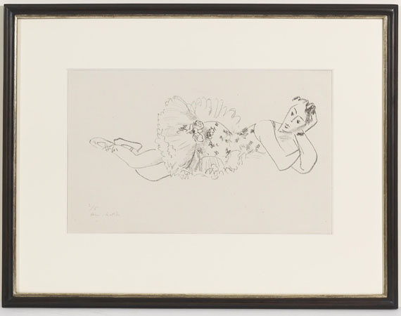 Henri Matisse - Danseuse allongée, tête accoudée (Dix danseuses) - Image du cadre