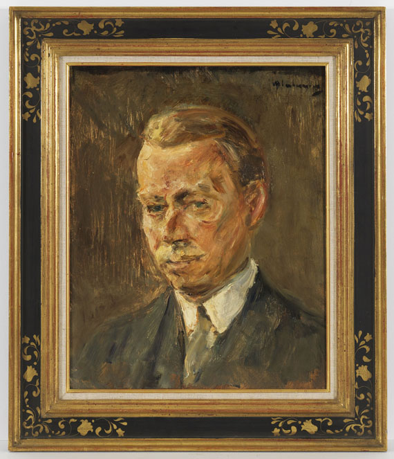 Max Liebermann - Bildnis Erich Hancke - Kopfstudie - Image du cadre