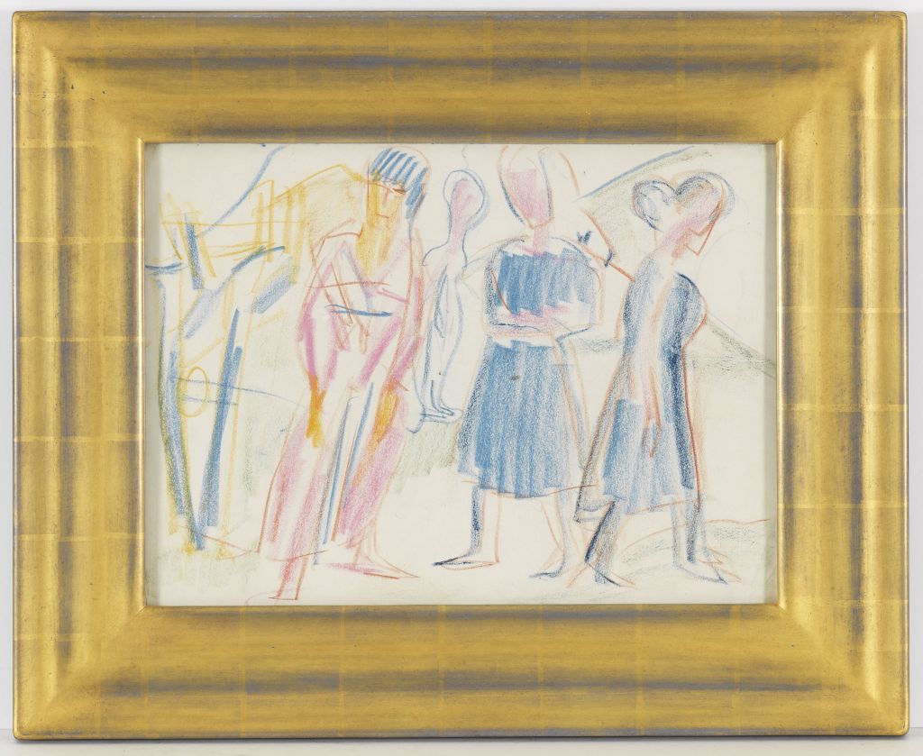 Ernst Ludwig Kirchner - Frauen in Landschaft - Image du cadre