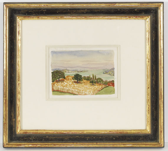 Otto Dix - Blick auf die Insel Reichenau - Image du cadre