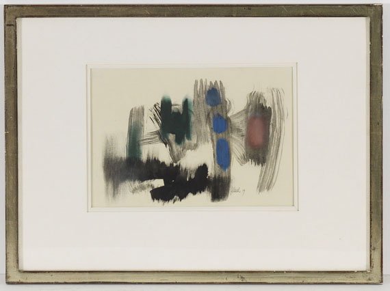 Fritz Winter - Abstrakte Komposition - Image du cadre