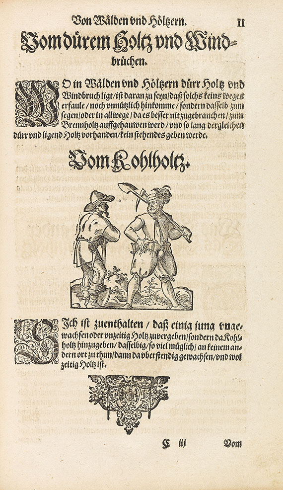   - Bairische Lanndtsordnung. 1553. - Angeb.: Meurer, Jagd- und Forstrecht. 1576. 2 Werke in 1 Bd. - Autre image