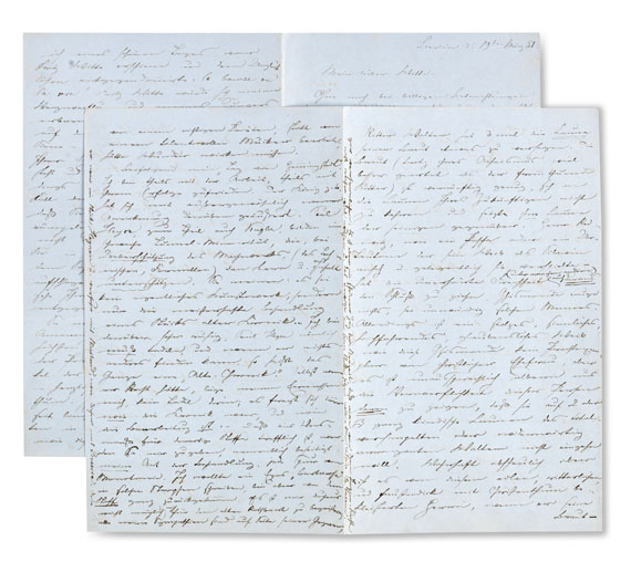 Theodor Fontane - Brief an F. Witte. März 1851 - Autre image