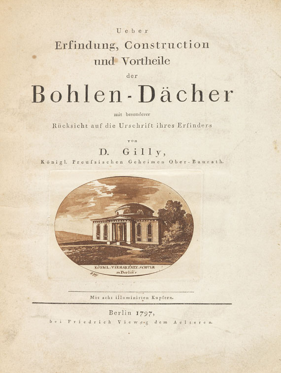 David Gilly - Ueber ... Bohlen-Dächer - Autre image