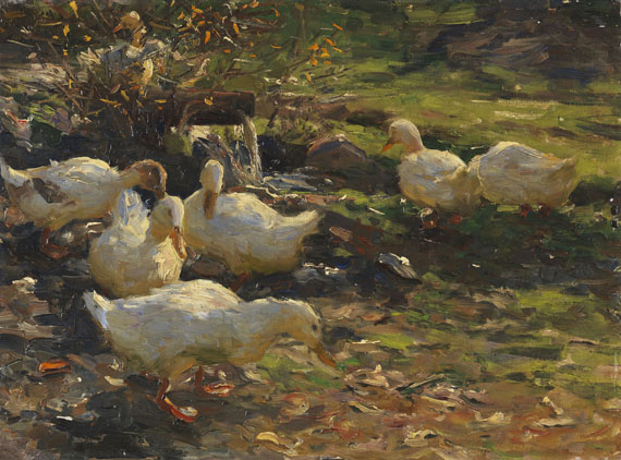 Alexander Koester - Enten am Brünnele