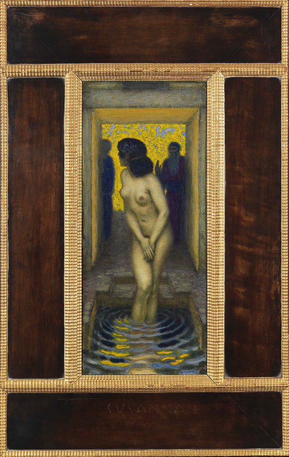 Franz von Stuck - Susanna im Bade - Image du cadre