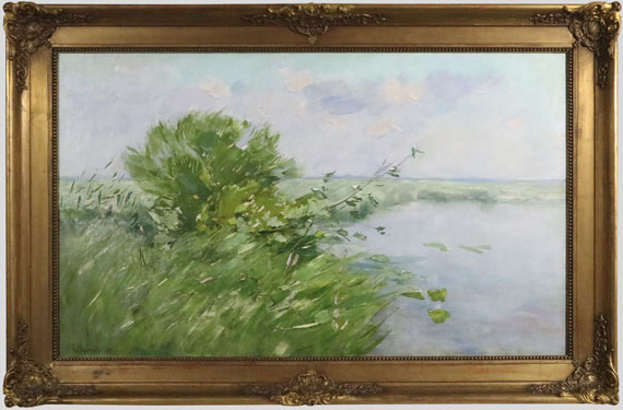 Karl Hagemeister - Märkische Seenlandschaft - Image du cadre