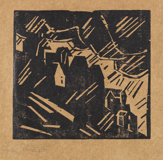 Lyonel Feininger - Gewitterregen