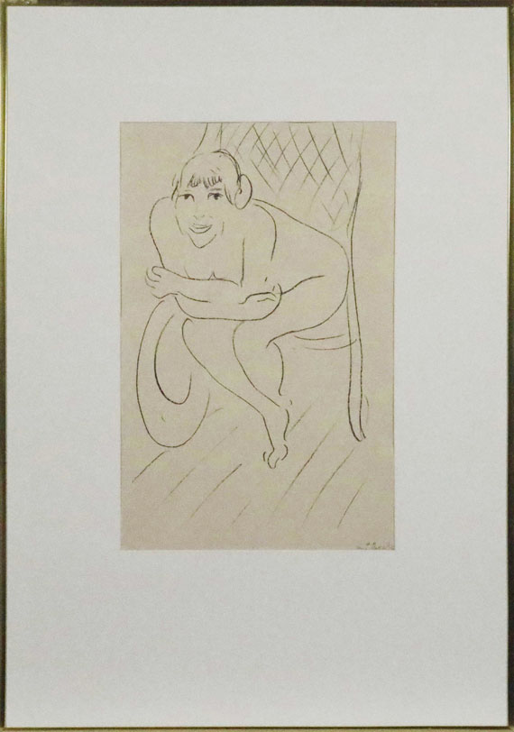 Henri Matisse - Nu au rocking chair - Image du cadre