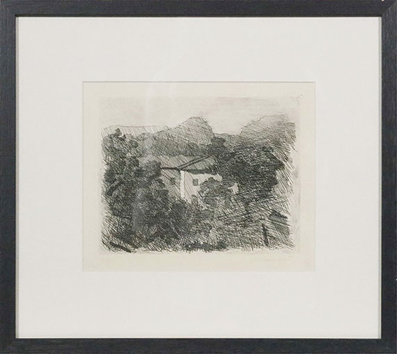 Giorgio Morandi - Paesaggio di Roffeno - Image du cadre