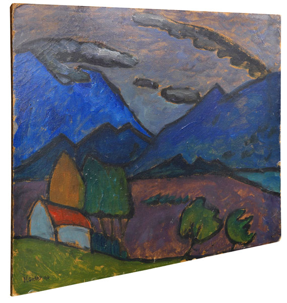 Gabriele Münter - Berglandschaft mit Haus - Autre image