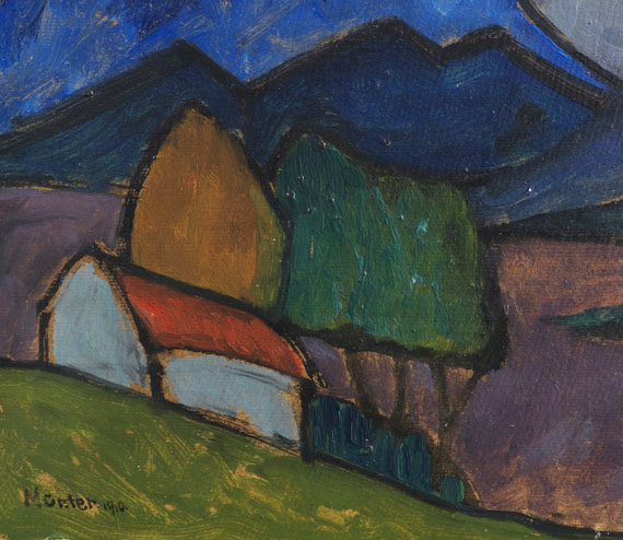 Gabriele Münter - Berglandschaft mit Haus - Autre image